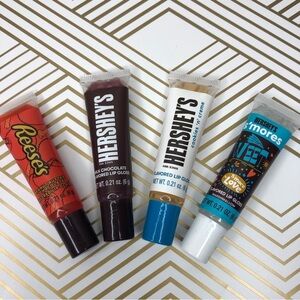 Hershey’s & Reese’s Milk Chocolate Peanut Butter Cup‎ Flavor Lip Gloss Gift Set